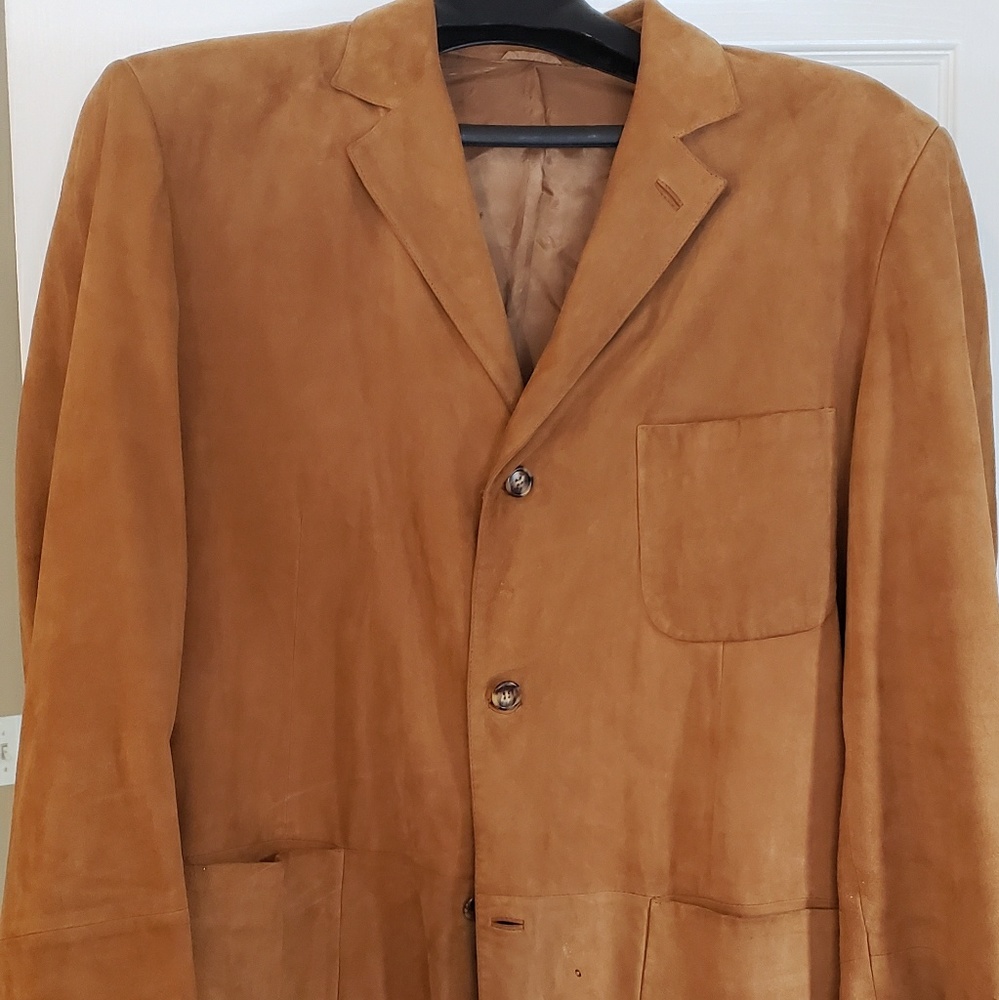 Suede blazer